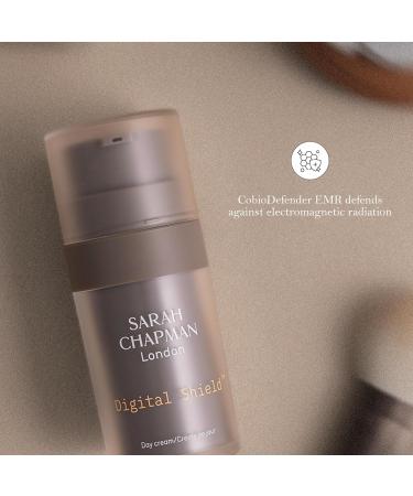 Sarah Chapman Digital Shield Day Cream - Lightweight Antioxidant Moisturiser with Anti-Pollution & Blue Light Protection - Energises Skin & Boosts Natural Luminosity 50ml - Buy Online on GoSupps.com