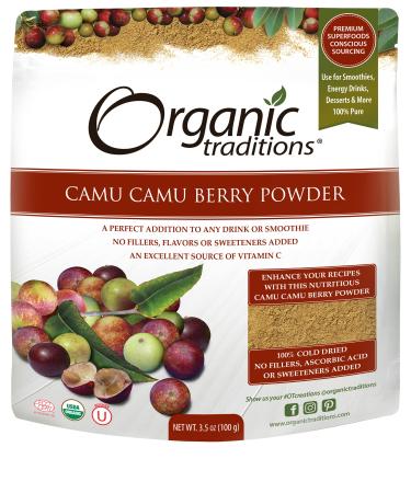 Organic Traditions Camu Camu Berry Powder  3.5 oz (100 g)