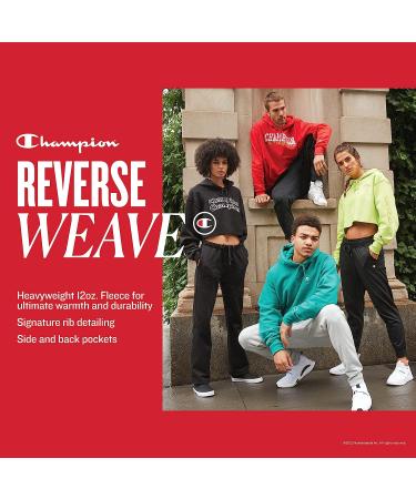 Champion Women's Reverse Weave Joggers - Fleece Sweatpants, Silver Grey, X-Small - Buy Online on GoSupps.com