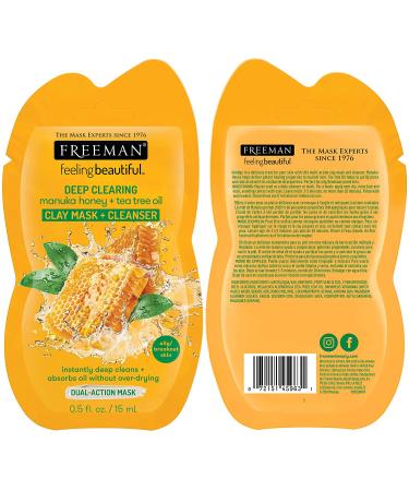 Freeman Facial Mask Variety Pack - 12 Count, Oil Absorbing, Anti Stress, Detoxifying, Revitalizing, Hydrating Beauty Face Masks - Buy Online on GoSupps.com