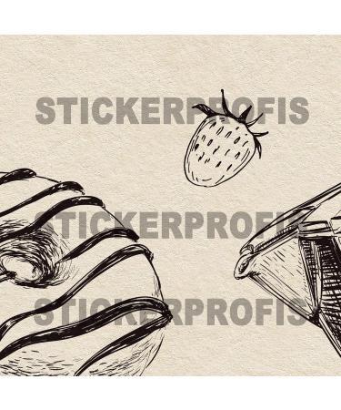 Premium Self-Adhesive Kitchen Wall Sticker - Glass Look Design 60x340cm | Durable & Easy to Install for All Surfaces - Buy Online on GoSupps.com