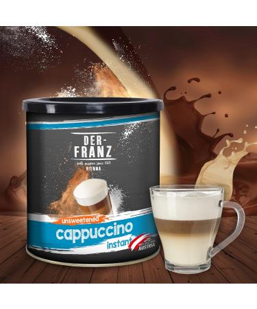 Buy Der-Franz Instant Cappuccino Unsweetened 500g - Premium Coffee for Instant Enjoyment | International Shipping Available - Buy Online on GoSupps.com