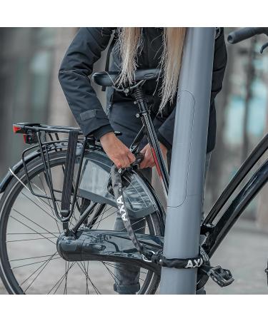 AXA RLC 100/5.5 Insert Chain for Frame Lock - Compatible with AXA Frame Locks - 100 cm 5.5 mm Black Polyester Coat - One Size - International Shipping Available - Buy Online on GoSupps.com