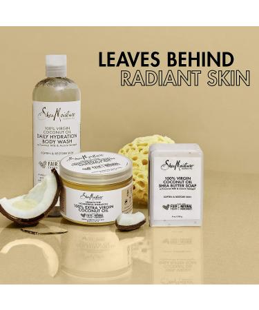 SheaMoisture 100% Virgin Coconut Oil Bath and Body Kit | Cruelty-Free Skincare Set (3 Pack) - Buy Online on GoSupps.com