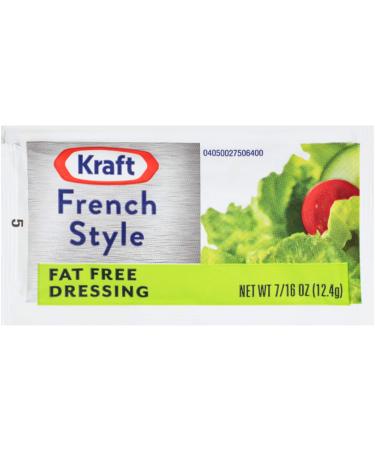 Kraft Fat Free French Salad Dressing Single Serve Packet (0.44 oz Packets, Pack of 200)