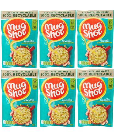 Mug Shot Chicken and Sweetcorn Noodles 54g 6 Pack