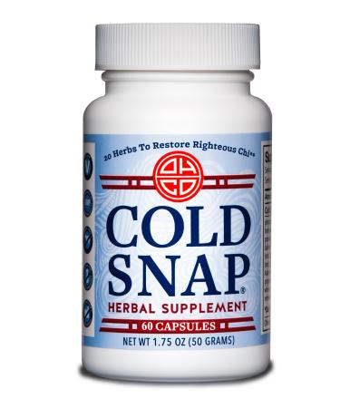 OHCO Cold Snap - Chinese Herbal Supplement for Deep-Level Immune Support - Activate Immune System with 20 Natural Ingredients Including Ginseng & Ginger - Fast Acting for Sudden Issues Vegan - 60 Capsules