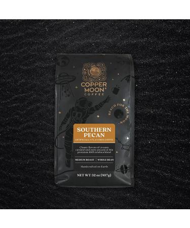 Copper Moon Whole Bean Coffee Southern Pecan Blend - Medium Roast 2 lbs - Buy Online on GoSupps.com