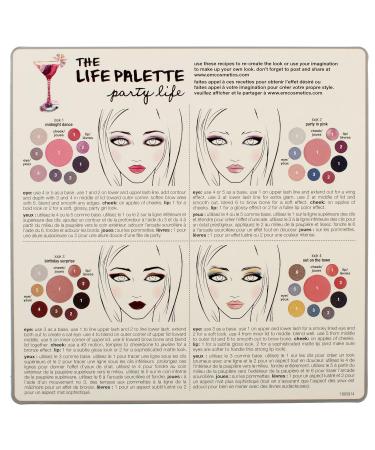 Shop em michelle phan The Life Palette - Party Life | International Shipping Available - Buy Online on GoSupps.com