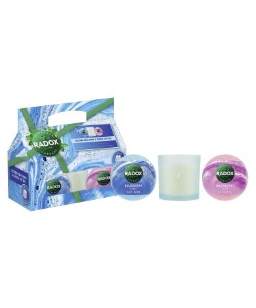Radox Restore Candle and Bath Bomb Collection NEW 2023 Candle and Bath Bomb Collection Gift Set