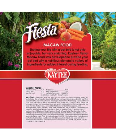 Kaytee Fiesta Macaw Bird Food - Nutritious Blend for Vibrant Health - Buy Online on GoSupps.com