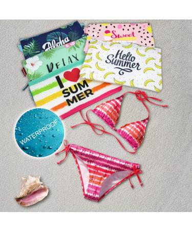 Buy Sweet Summer Pink Bikini Wetbag | Waterproof Bathing & Swimming Bag for Beach & Pool - Stylish & Functional - Buy Online on GoSupps.com