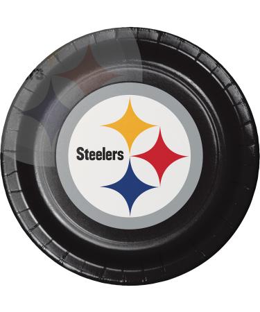 Creative Converting Pittsburgh Steelers Paper Plates, 24 ct