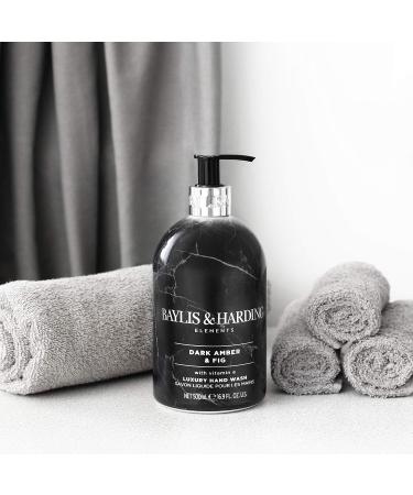 Baylis & Harding Elements Hand Wash Bundle - Dark Fig & Amber, Lemon & Mint (3 x 500ml each) - Vegan-Friendly, 6 Bottles - Buy Online on GoSupps.com