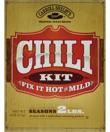 Carroll Shelbys Original Texas Chili Kit, 4 oz (Pack of 2) 4 Ounce (Pack of 2)