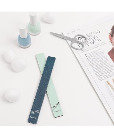 Truyu Nail Shapers (2pk) - Easy Cushioned Tool for Natural & Acrylic Nails - Travel-Friendly Makeup Essential - Buy Online on GoSupps.com