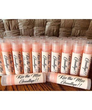 Kiss the Miss Goodbye Bridal Shower Lip Balms - Bachelorette Party Favor - Buy Online on GoSupps.com