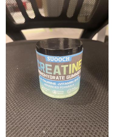 SUOOCH Raspberry Flavor Creatine Gummies