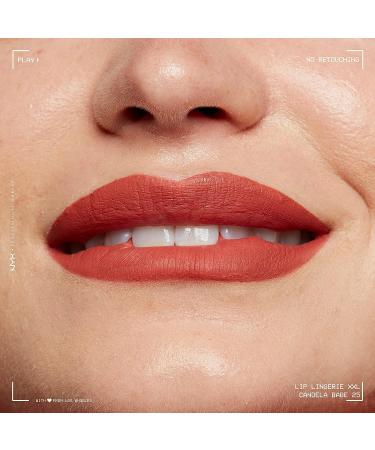 NYX Lip Lingerie XXL Matte Liquid Lipstick - Candela Babe, Warm Rose Nude - 0.13 Fl Oz - Buy Online on GoSupps.com