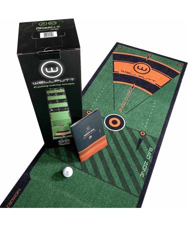 High Speed WellPutt Golf 10' Training Mat in Green - Improve Your Putting Skills - Buy Online on GoSupps.com