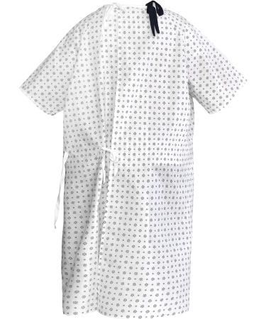Talvania Hospital Gown: Unisex Patient Gown with Back Ties - XXL Size - Buy Online on GoSupps.com