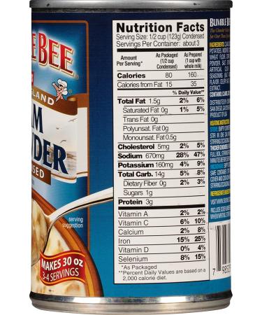 Snows New England Clam Chowder 15oz Cans (Pack of 12) - Condensed Chowder - Buy Online on GoSupps.com