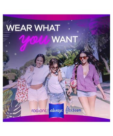 Always Radiant Pads Size 4 Overnight Absorbency | Scented | 10 Count - Buy Online on GoSupps.com