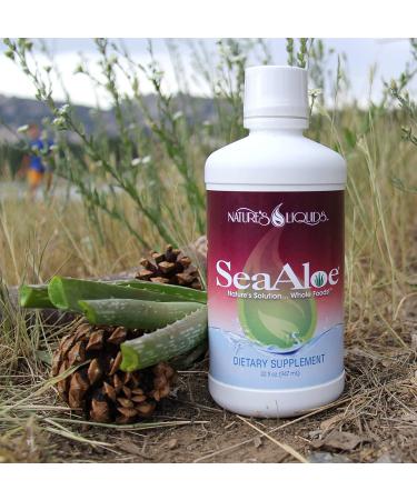 SeaAloe Liquid Whole Food - 32 Ounces | Powerhouse of Nutrients - Buy Online on GoSupps.com