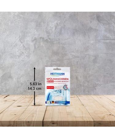 Heitmann Express Dishwasher Cleaner 30g | 3x Active Against Fat Lime & Odors | Time & Energy Saver - Buy Online on GoSupps.com