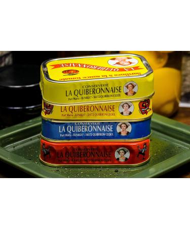 Buy La Quiberonnaise Sardines in Marinade with 3 Spices - 8x115g | Perfect for French & Portuguese Spicy Dishes | International Shipping Available - Buy Online on GoSupps.com