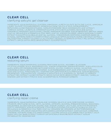 IMAGE Skincare Clear Cell 3-Step Regimen Set - Clear Pores & Healthy Skin | Holiday Limited Edition - 3.2 oz - Buy Online on GoSupps.com