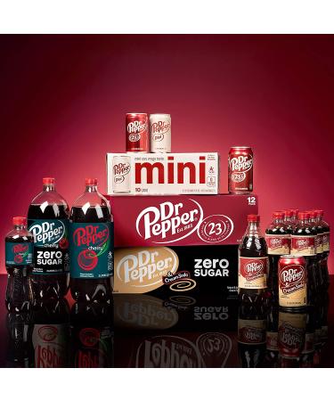 Dr Pepper Soda 12 fl oz Cans 12 Pack - Original Refreshing Beverage - Buy Online on GoSupps.com