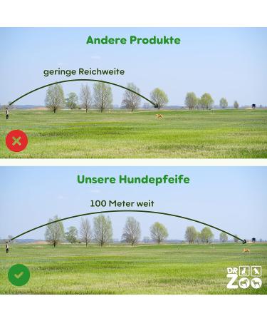 DR ZOO Dog Pipe - Effective Dog Training & Recall | Premium Dog Accessories | White Dog Whistles Design - Buy Online on GoSupps.com
