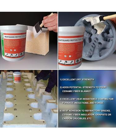 Simond Store 5 lbs. Refractory Coating Heat-Guard for 3270F High-Temperature Ceramic Fiber Insulation in Forge, Kiln, and Furnace - Buy Online on GoSupps.com