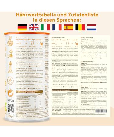 Buy Vegan Protein Powder - Snickerdoodle Flavor - 600g | Plant-Based Protein from Rice Peas & Seeds | International Shipping - Buy Online on GoSupps.com