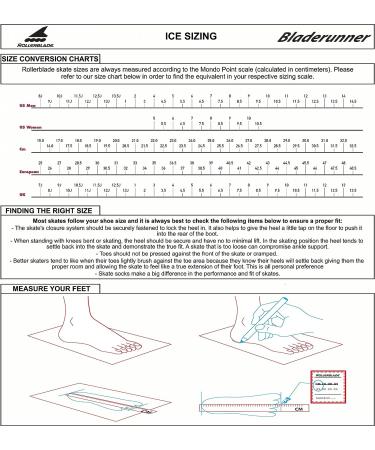 Rollerblade Allure Girls Figure Skate Bladerunner Ice | White Junior Size 12J - Buy Online on GoSupps.com