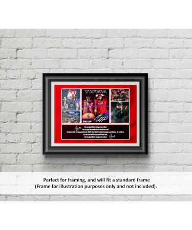 RJR Prints J rgen Klopp Liverpool Signed A4 Montage Photo - 'I'm So Glad Jurgen is a Red' Autogram Football Gift | International Shipping - Buy Online on GoSupps.com