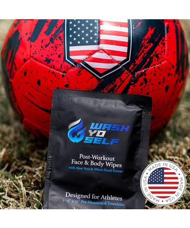 Wash Yo Self Body Wipes - 25 Individually Packaged Disposable Wet Wipes for Kids and Adults - Buy Online on GoSupps.com