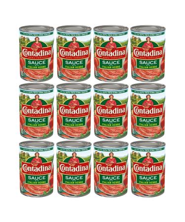 Contadina Tomato Sauce With Italian Herbs 12 Pack 15 Ounce (Pack of 12) - Buy Online on GoSupps.com