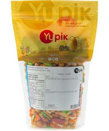 Yupik Beijing Rice Crackers 450 g Kosher Cholesterol-Free Crunchy Crisps Colorful Blend Soy Sauce Seasoning Asian-Inspired Snacks Ideal for Parties BBQ Movie Night 450.00 g (Pack of 1) - Buy Online on GoSupps.com