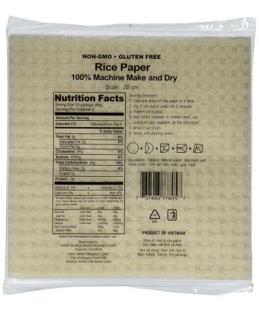 4 Packs Three Ladies Spring Roll Rice Paper Wrappers (Square 22cm) - Buy Online on GoSupps.com