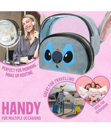 Disney Stitch Toiletry Bag Set - Travel Makeup Vanity Storage for Girls, Teens, and Women - Buy Online on GoSupps.com