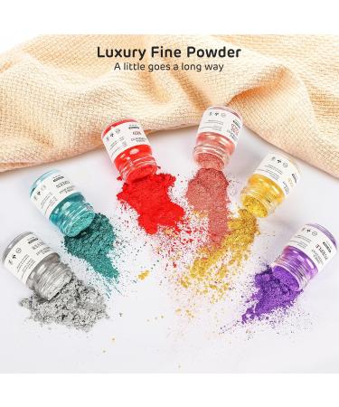 Buy Edible Red Glitter 8g - Waysroma Food Glitter for Drinks & Desserts | Perfect for Chocolate Cupcakes Easter Cakes & More - Buy Online on GoSupps.com