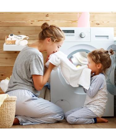 Relaxdays 12 XXL Wool Dryer Balls - Eco-Friendly Felt Balls for Dryers 7 cm - White - Buy Online on GoSupps.com