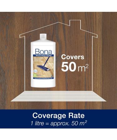 Bona Wood Floor Polish Gloss - 1L | WP511013011 | Enhance Wood Floors with Gloss Finish - Buy Online on GoSupps.com