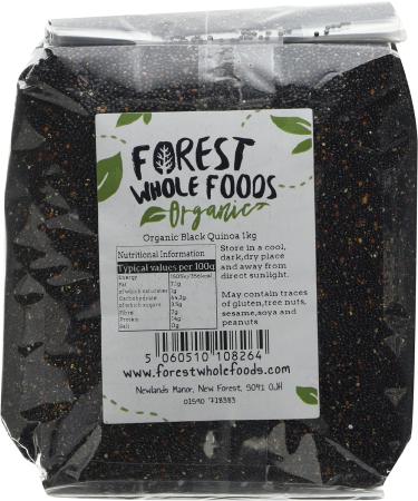 Forest Whole Foods Organic - Organic Black Quinoa (1kg) - Buy Online on GoSupps.com