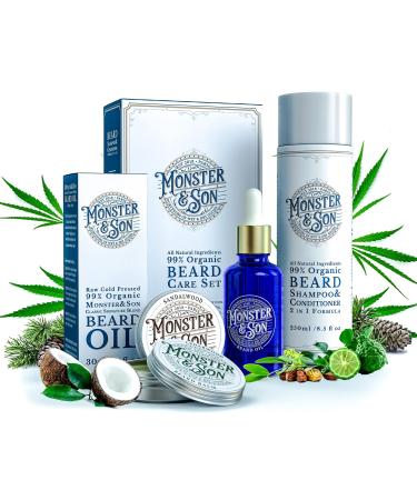 Organic Beard Care Growth Set by Monster&Son