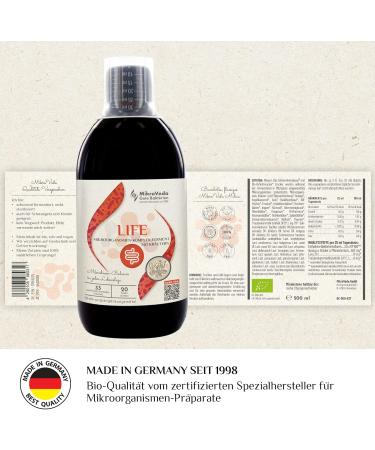 Microveda Structure Cure Classic - 2 x 0.5L Vegan Ferment Drink in Glass Bottles | 33 Bacterial Strains for Optimal Health - Buy Online on GoSupps.com
