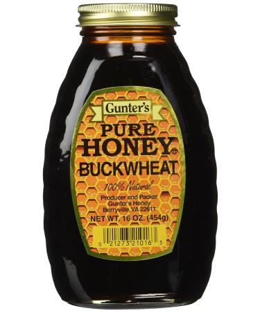 Gunter's Pure Buckwheat Honey, Buckwheat , 16 Ounce