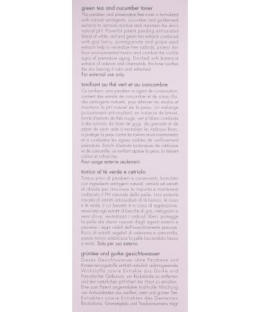 June Jacobs Green Tea & Cucumber Toner - Soothing Facial Toner for Radiant Skin | 6.7 Fl Oz - International Shipping Available - Buy Online on GoSupps.com